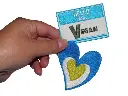 Ensemble 2 patchs Vegan