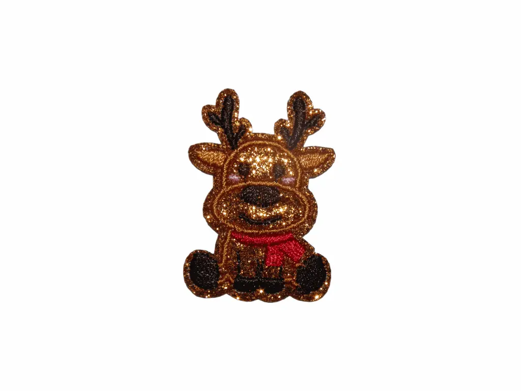 Patch Renne paillettes dorée 01.webp
