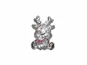 Patch Renne paillettes dorée 02.webp