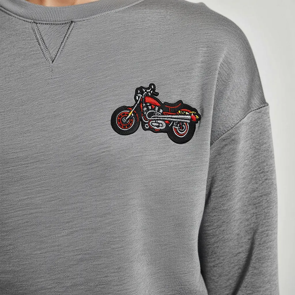 Patch moto rouge  Sweat.webp