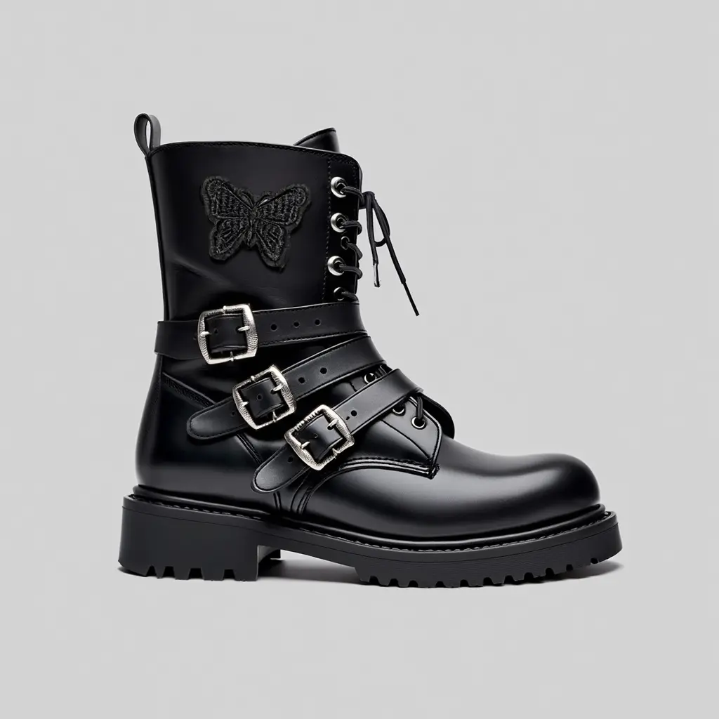 Patch Papillon Noir Boots.webp