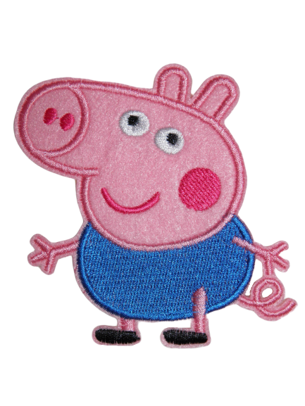 Écusson brodé thermocollant Garçon Pigs