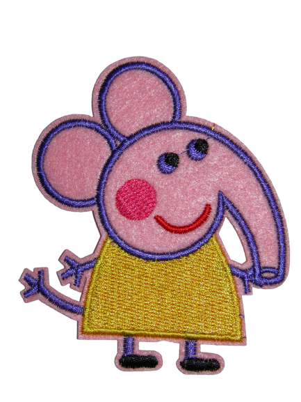 Écusson brodé thermocollant Emilie Elephant