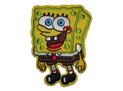 Écusson brodé thermocollant Bob l'éponge