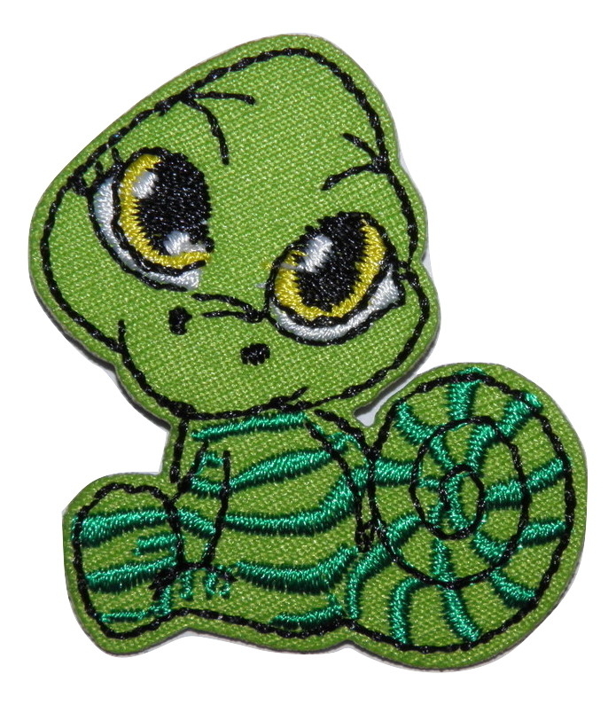 Écusson brodé thermocollant Petit caméléon