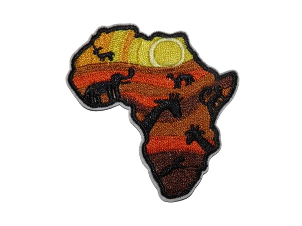 Écusson brodé thermocollant Afrique