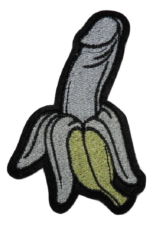 Écusson brodé thermocollant Banane