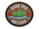 Écusson brodé thermocollant Save The Nature
