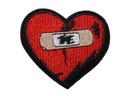 Écusson brodé thermocollant Gros Cœur brisé