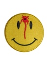 Écusson brodé thermocollant Gros smiley blessé