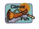 Écusson brodé thermocollant Canoe Fun