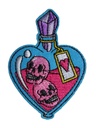 Écusson brodé thermocollant Flacon Potion d'amour Poison