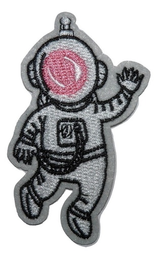 [P1155] Écusson brodé thermocollant ESPACE Cosmonaute