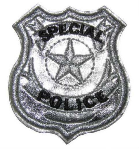 [P1172] Écusson brodé thermocollant Badge SPECIAL POLICE