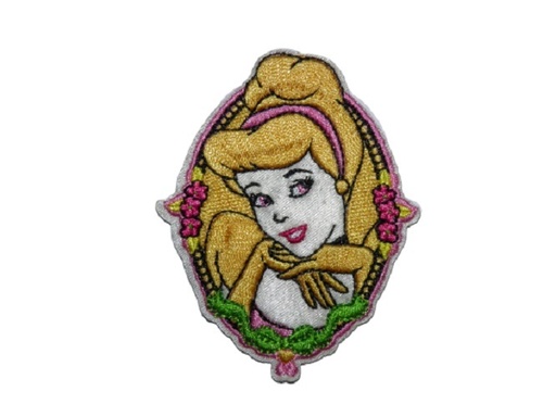[P1205] Écusson brodé thermocollant Princesse Cinderella