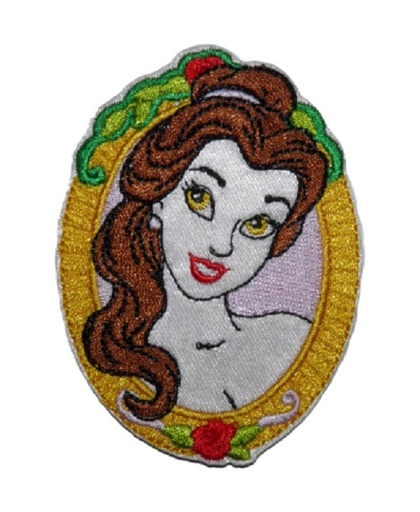 [P1208] Écusson brodé thermocollant Belle Princesse