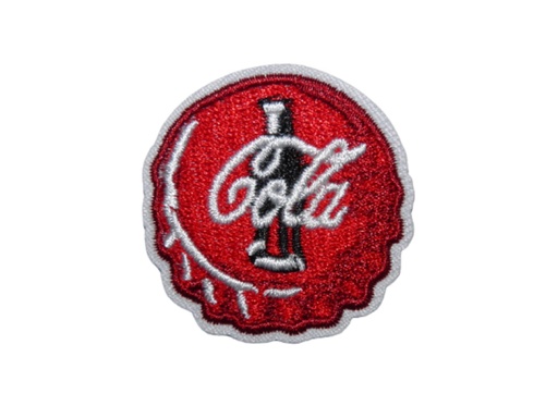 [P1235] Écusson brodé thermocollant Capsule de soda