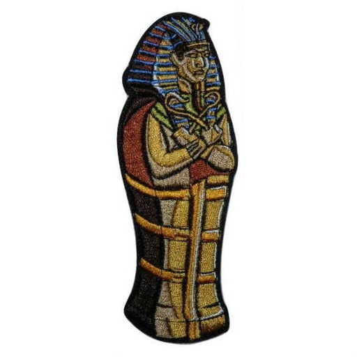 [P1249] Écusson brodé thermocollant Sarcophage égyptien