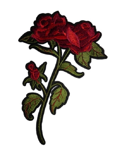 [P2011] Patch XXL thermocollant - Roses