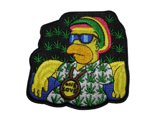 [P1316] Écusson brodé thermocollant Homer One Love