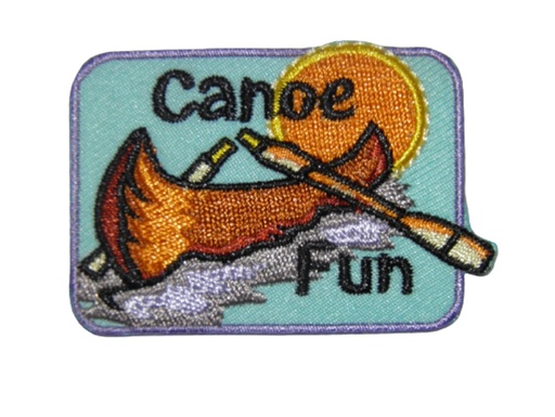 [P1357] Écusson brodé thermocollant Canoe Fun