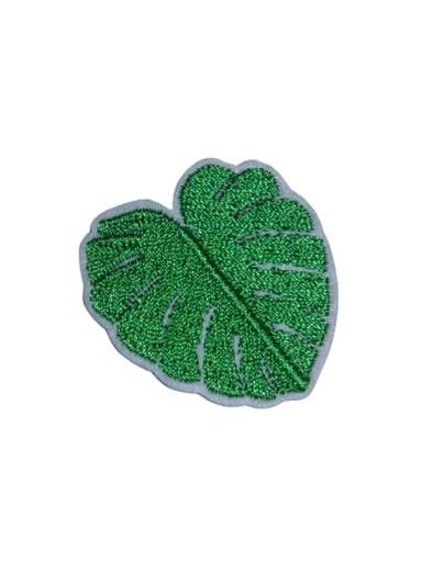 [P1391] Écusson brodé thermocollant Feuille Monstera