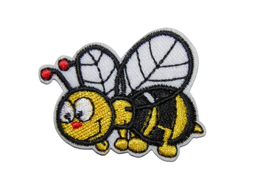 [P1404] Écusson brodé thermocollant Petite Abeille