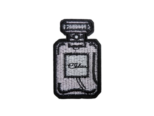 [P1427] Écusson brodé thermocollant Flacon de Parfum Eau de toilette