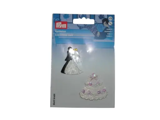 [P1436] Écussons brodés thermocollants Mariage
