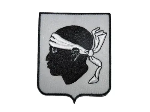 [P1447] Écusson brodé thermocollant Blason Corsica