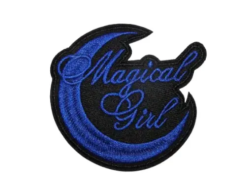 [P1453] Écusson brodé thermocollant Magical Girl Lune Bleue
